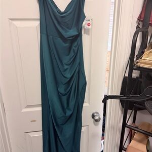 Windsor Teal Maxi Dress